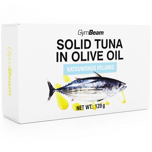 Gym Beam Solid Tuna In Olive Oil, 120 Grams